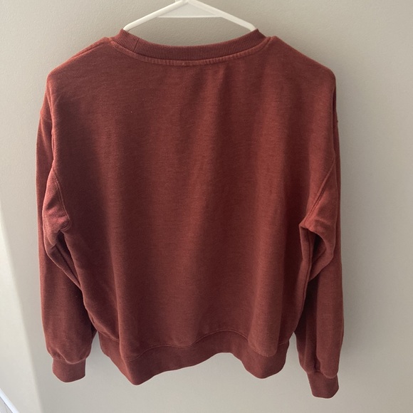 TenTree Crew Neck Sweatshirt Rust S - Picture 2 of 3